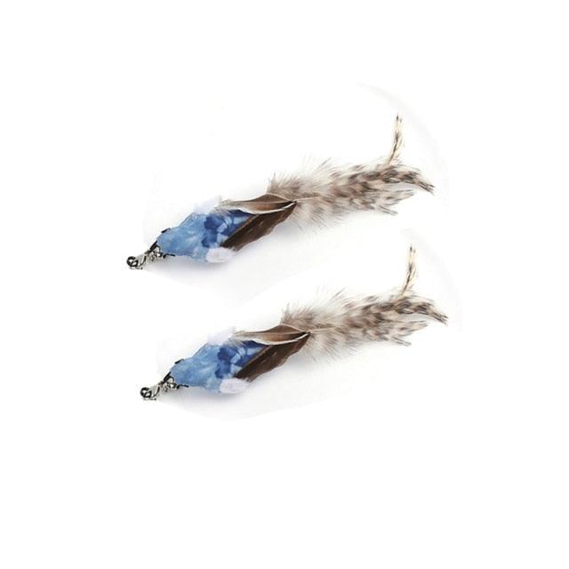 Feather Bird  Stick Toy