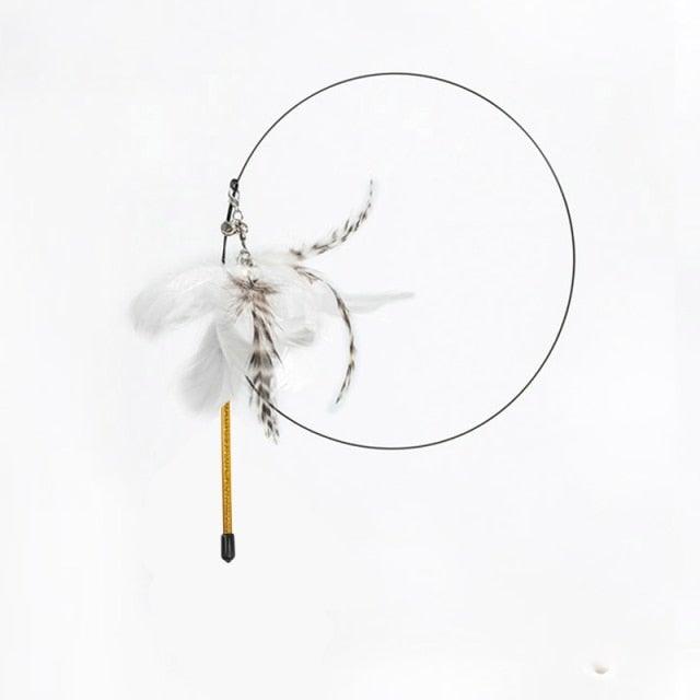 Feather Bird  Stick Toy