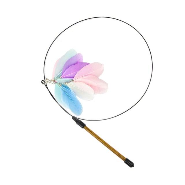 Feather Bird  Stick Toy