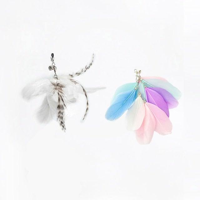 Feather Bird  Stick Toy