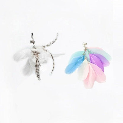 Feather Bird  Stick Toy