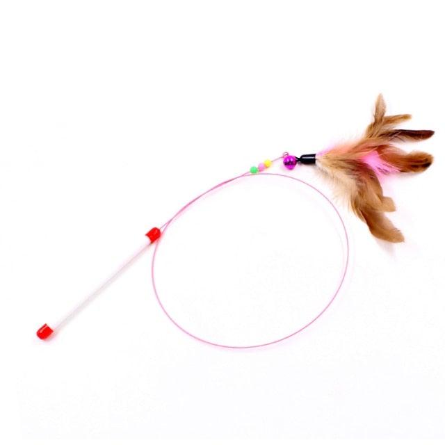 Feather Bird  Stick Toy