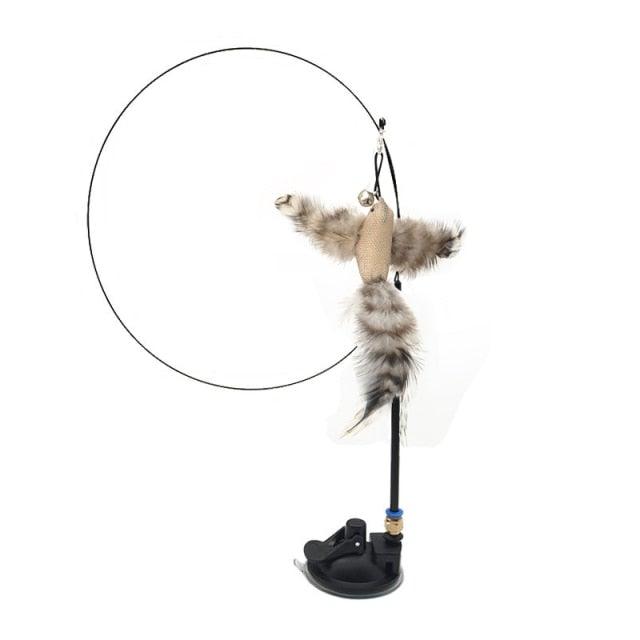 Feather Bird  Stick Toy
