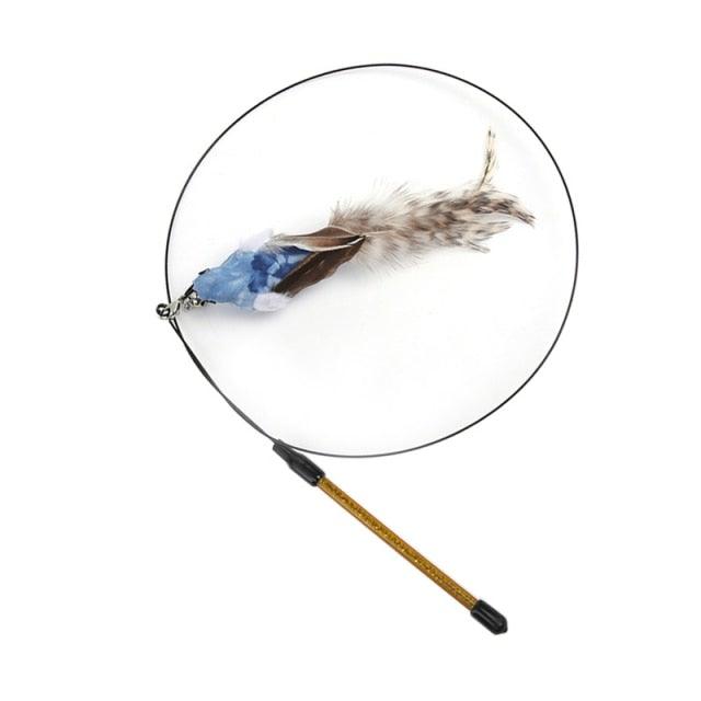 Feather Bird  Stick Toy