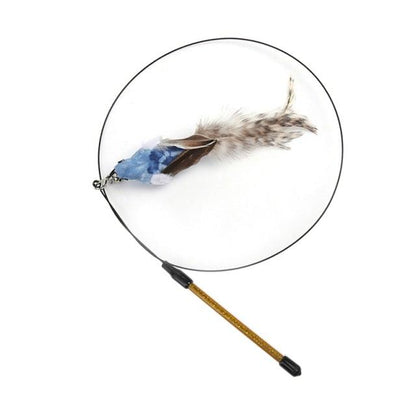 Feather Bird  Stick Toy