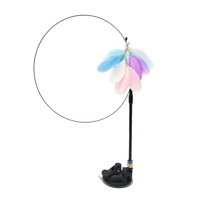 Feather Bird  Stick Toy