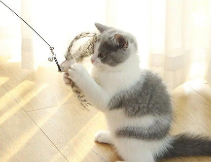 Feather Bird  Stick Toy