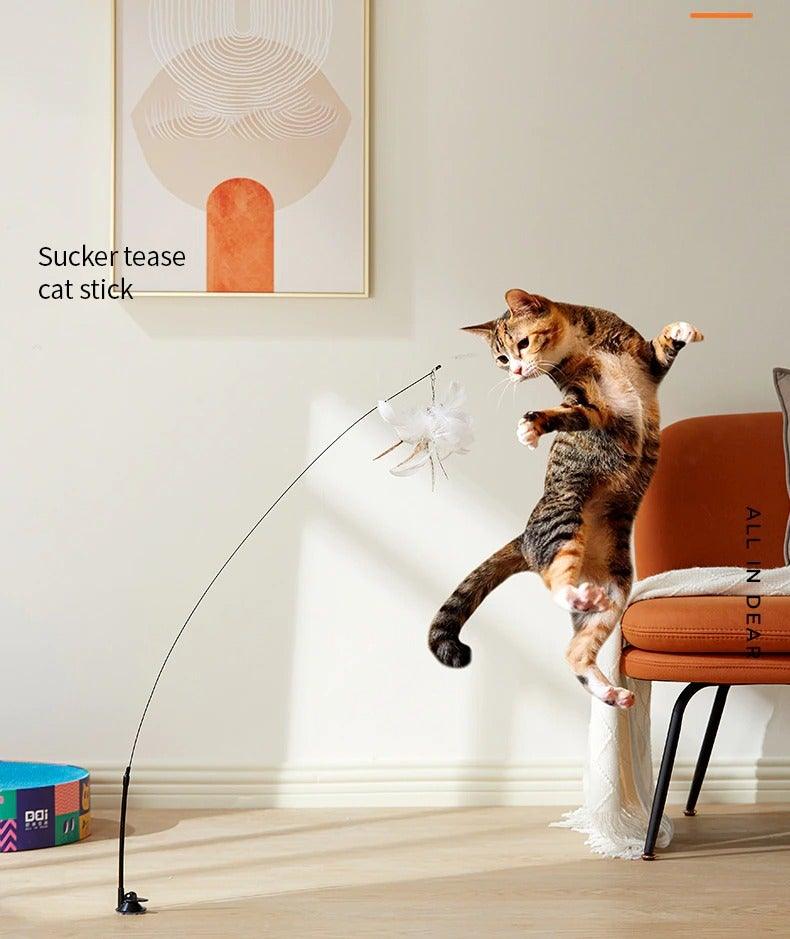 Feather Bird  Stick Toy