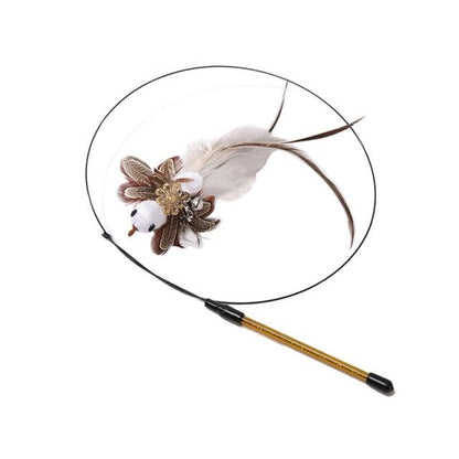 Feather Bird  Stick Toy