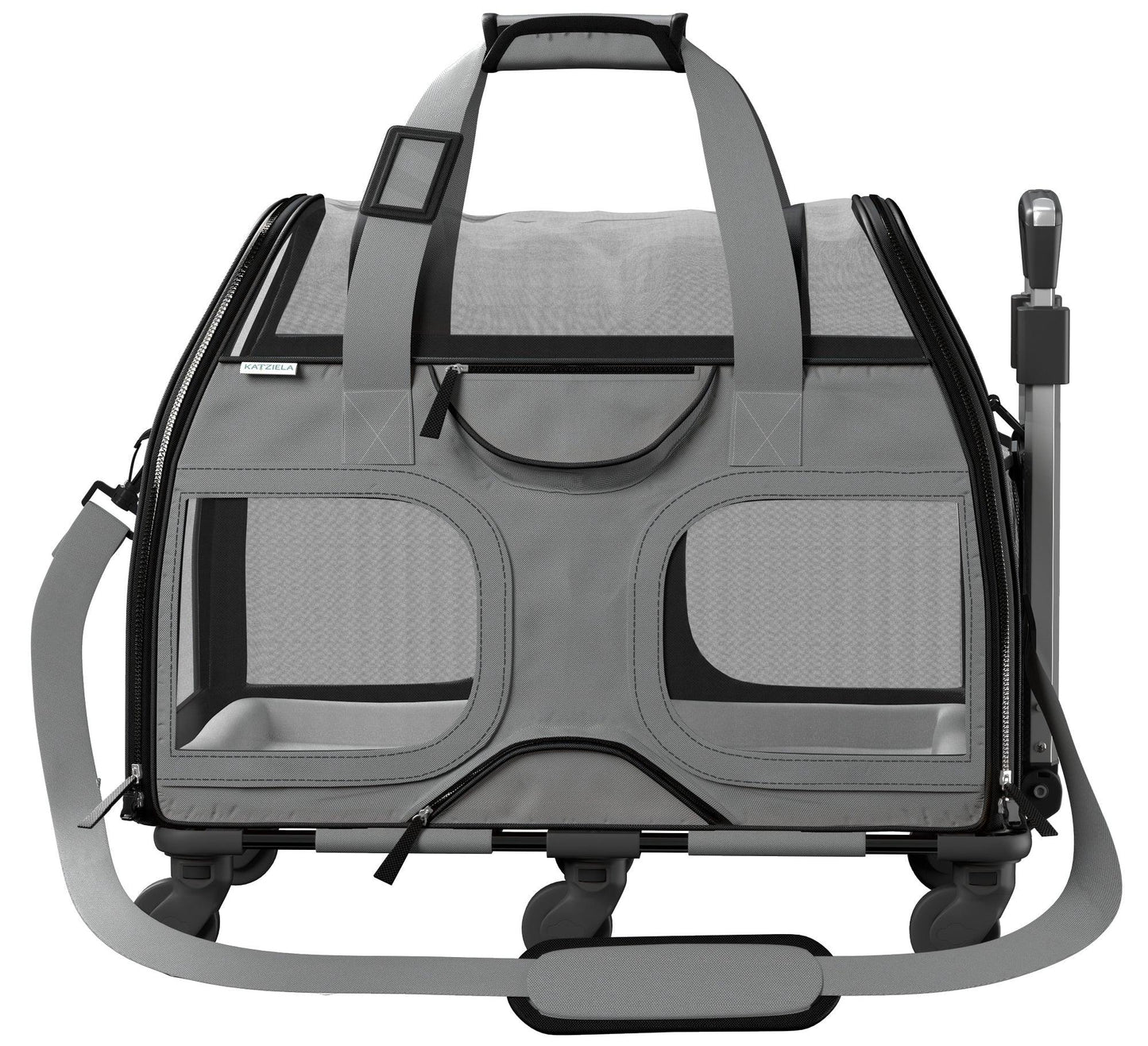 Pet Carrier with Wheels and Handle
