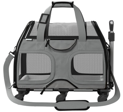 Pet Carrier with Wheels and Handle