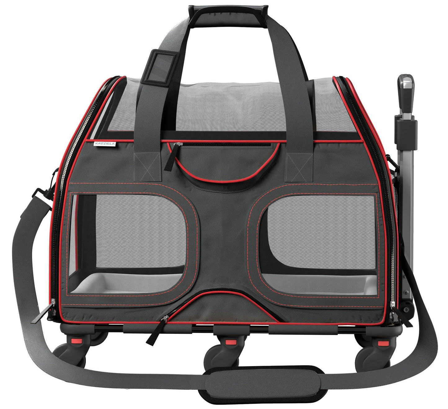 Pet Carrier with Wheels and Handle