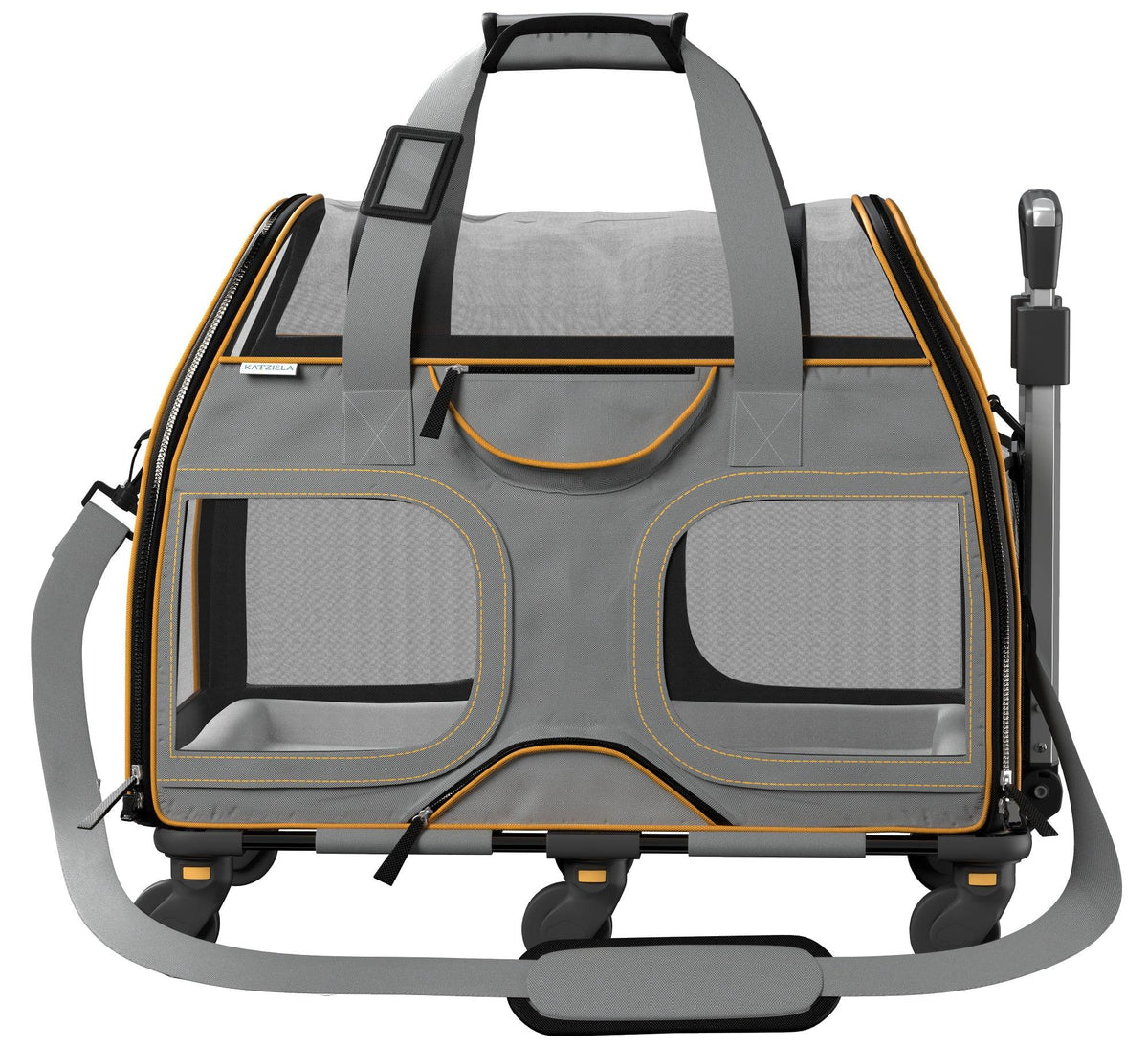 Pet Carrier with Wheels and Handle