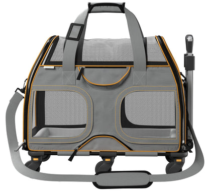 Pet Carrier with Wheels and Handle
