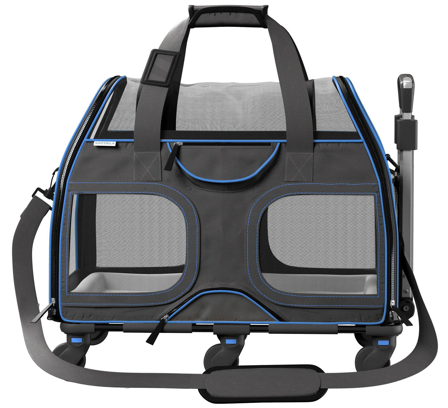 Pet Carrier with Wheels and Handle