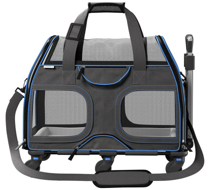Pet Carrier with Wheels and Handle