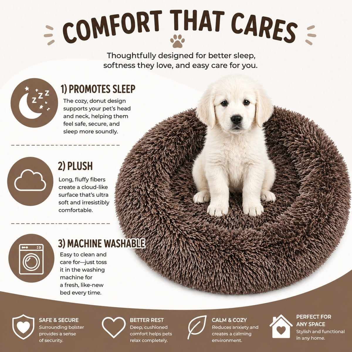 Plush Pet Bed