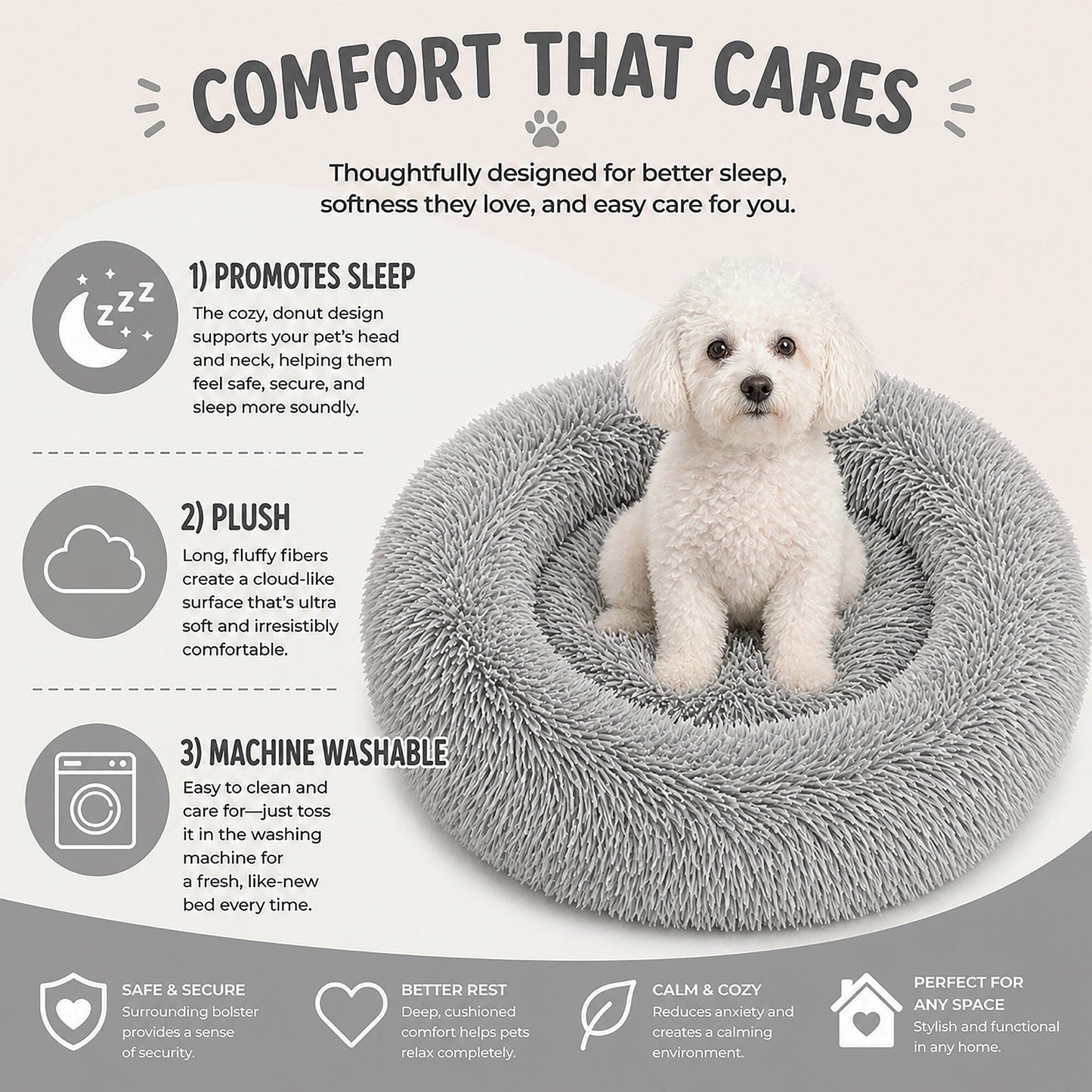 Plush Pet Bed