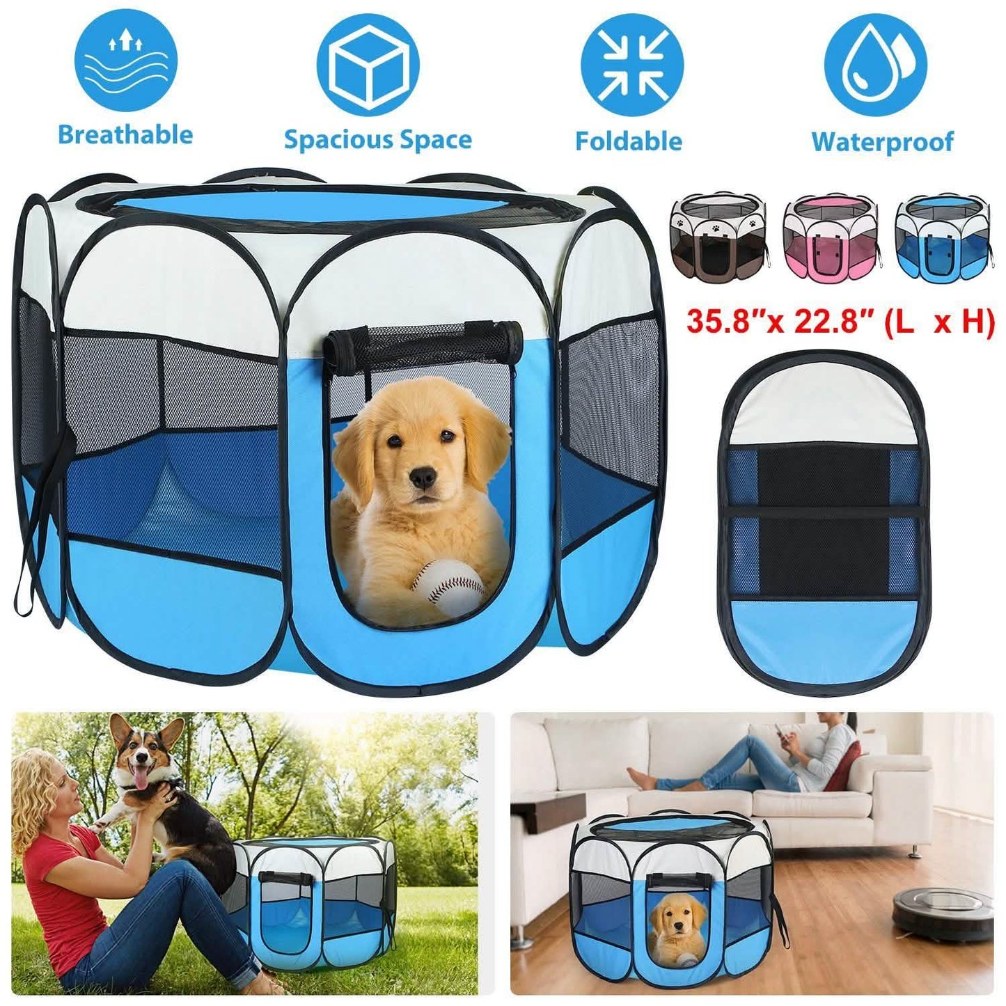 Foldable Pet Playpen