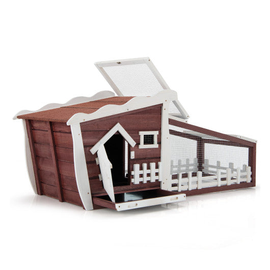 Wooden Rabbit Hutch