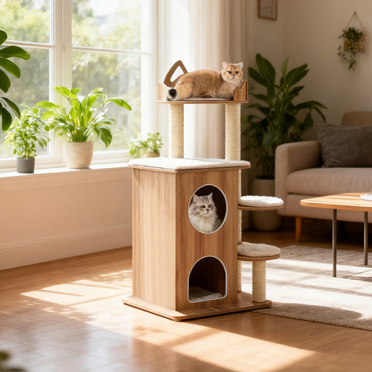 Wooden Cat Tree