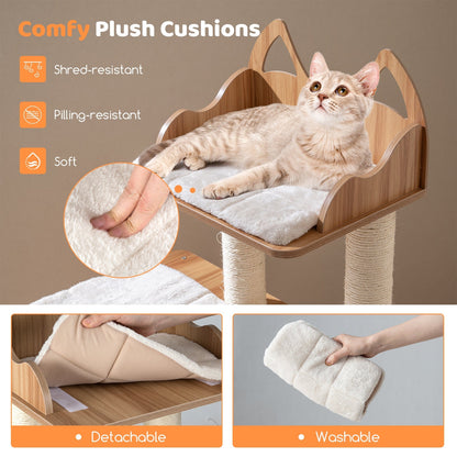Wooden Cat Tree