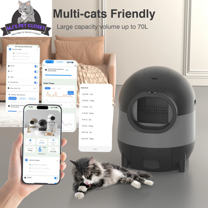 Self-Cleaning Cat Litter Box