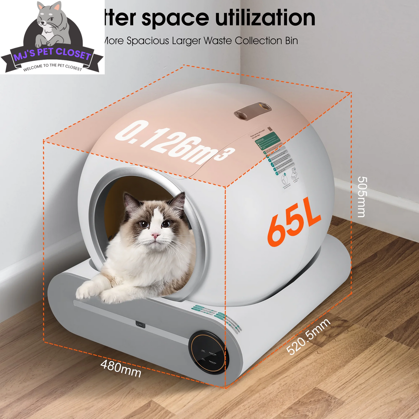 Self-Cleaning Litter Box