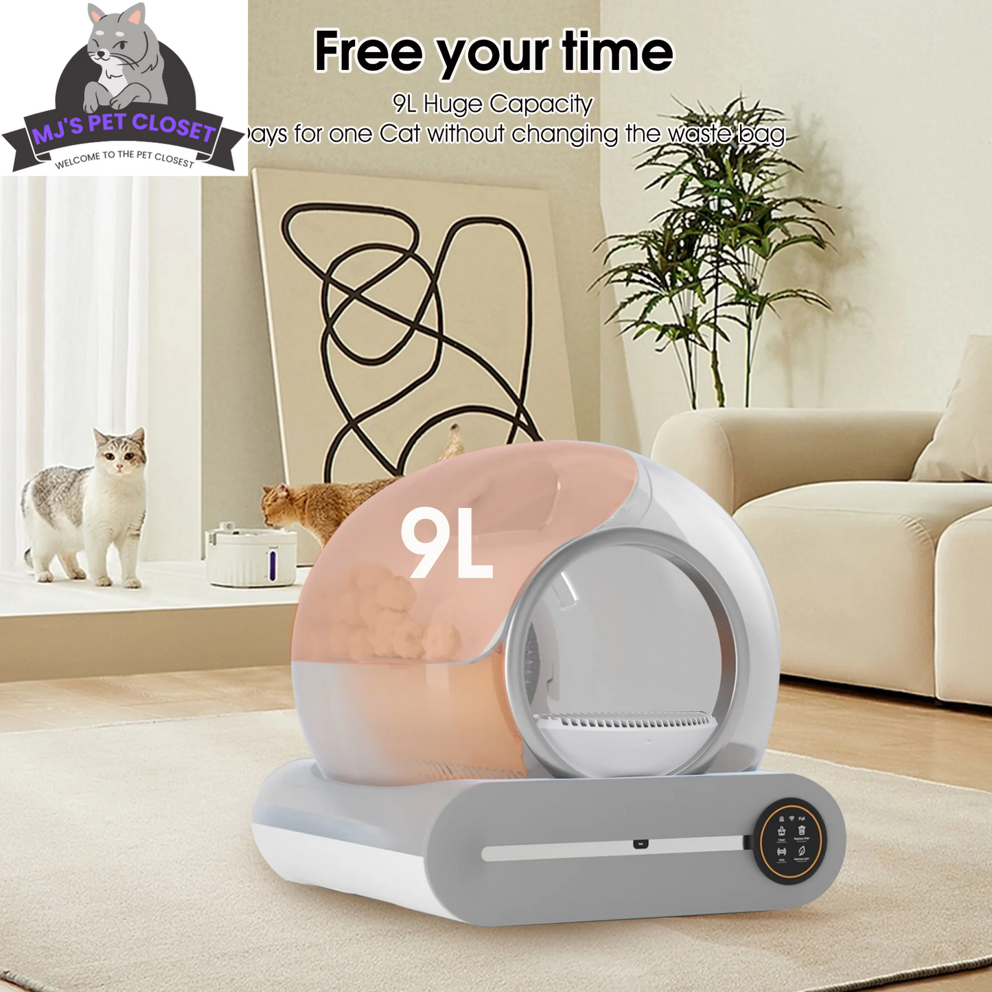 Self-Cleaning Litter Box