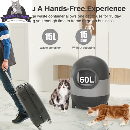 Self-Cleaning Cat Litter Box