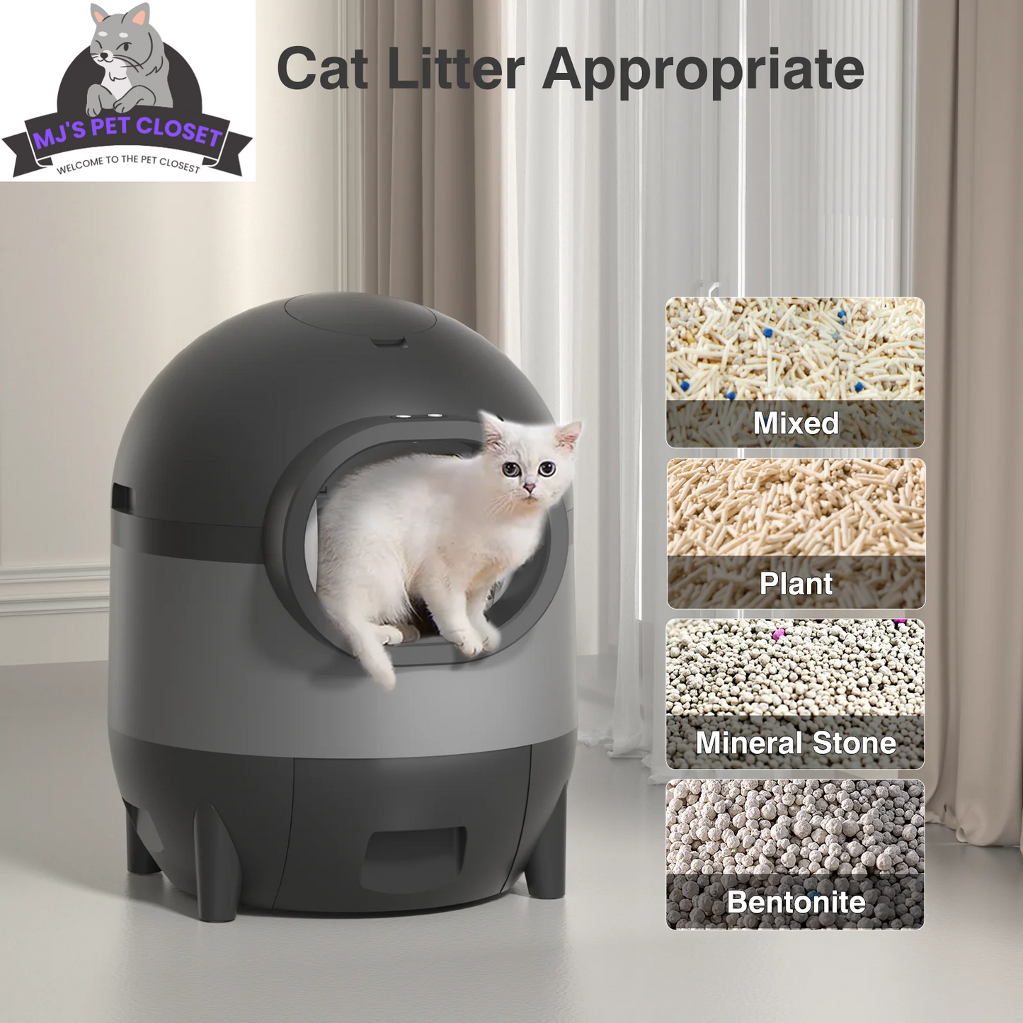 Self-Cleaning Cat Litter Box