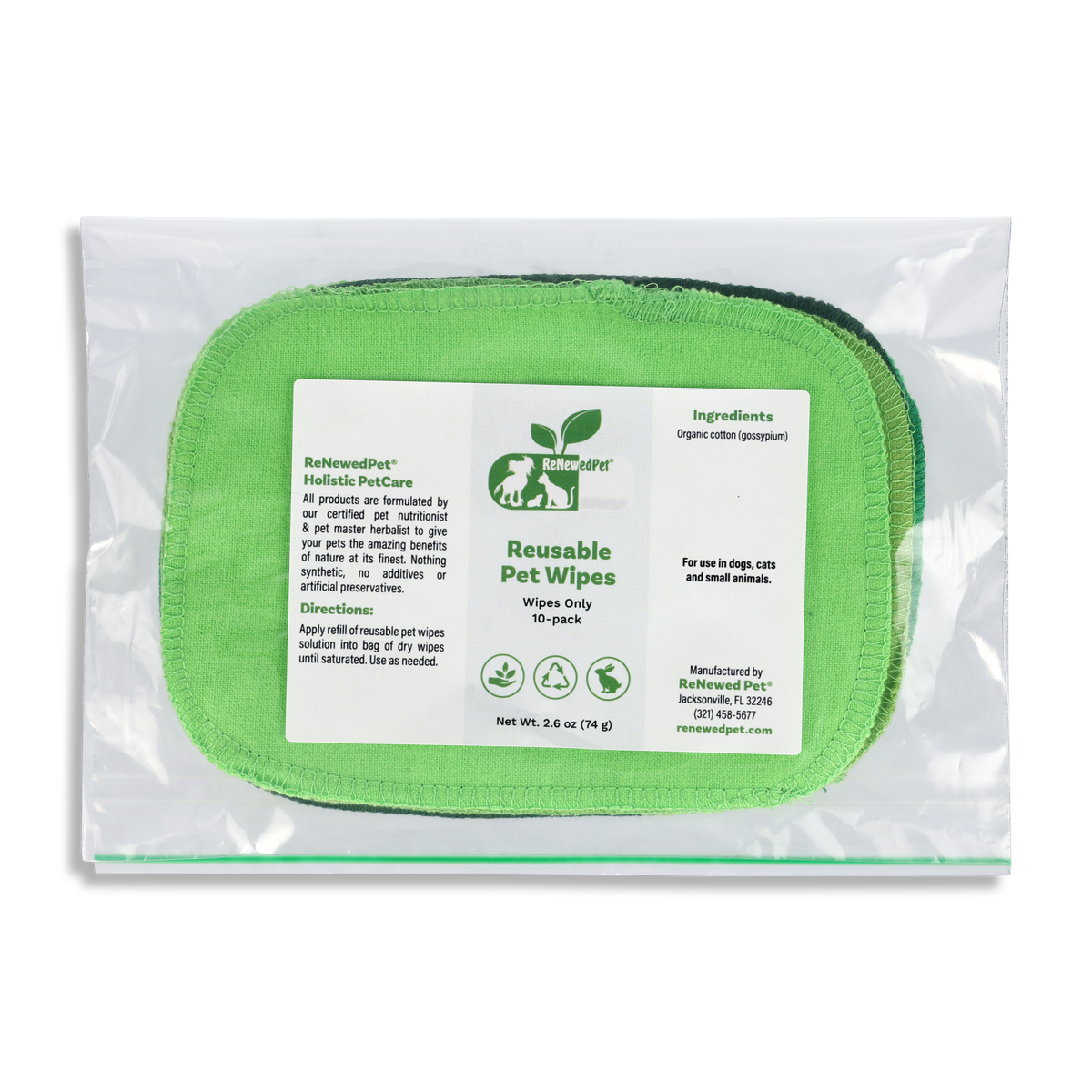 Reusable Pet Wipes