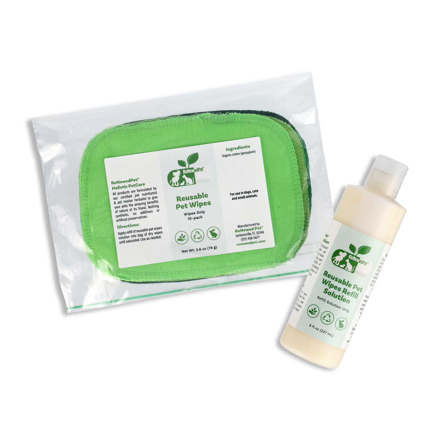 Reusable Pet Wipes