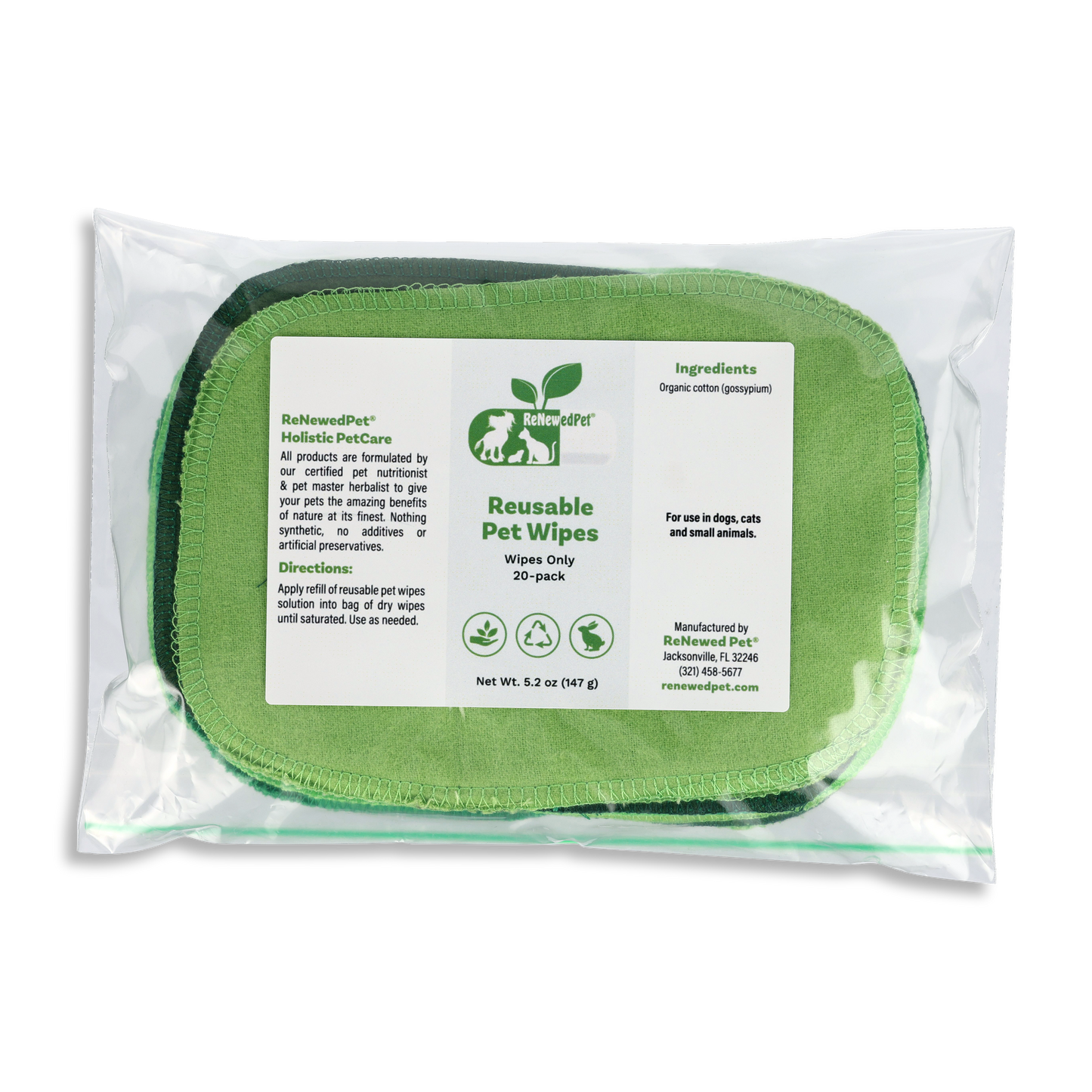 Reusable Pet Wipes