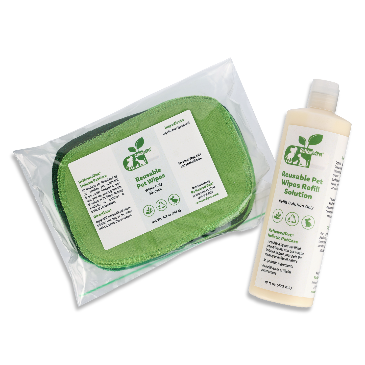 Reusable Pet Wipes